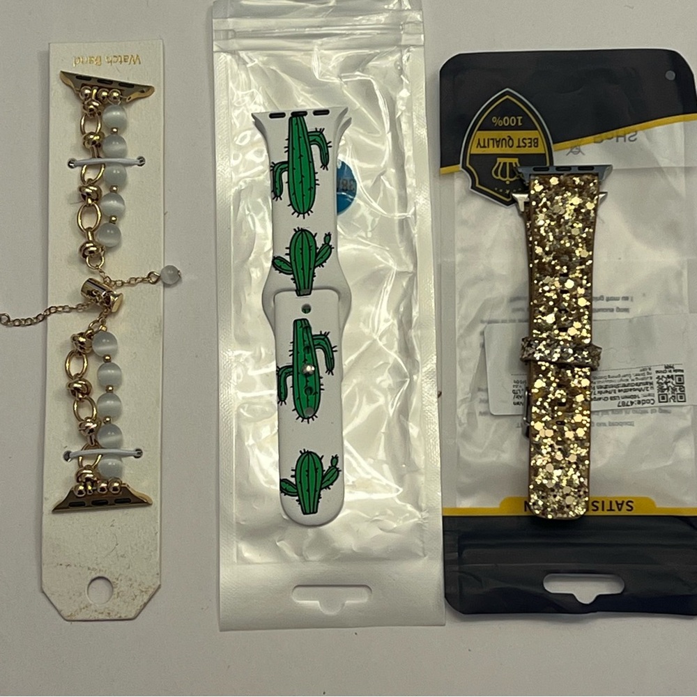 Apple Watch Bands (set of‎ 3, glitter)